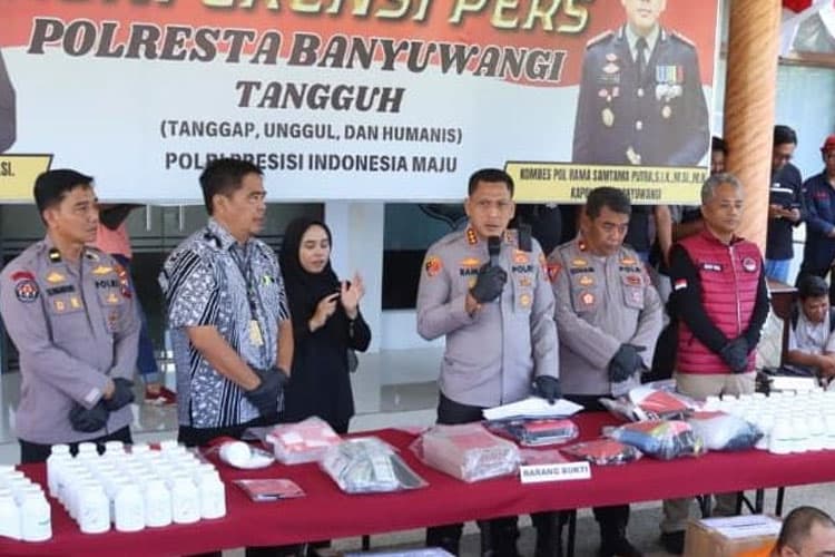 Operasi Tumpas Narkoba Semeru 2025, Polisi Sita 150 Gram Sabu dan 159 Ribu Okerbaya